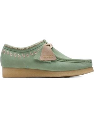 Clarks Wallabee Loafers - Green