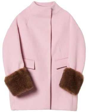 Twinset エコファー シングルコート - ピンク