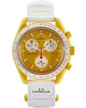 Omega X Swatch Speedmasters Moonswatch 42Mm Watch - Metallic