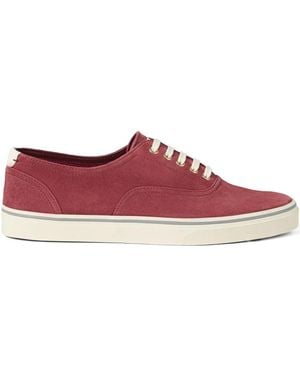 Brunello Cucinelli Suede Low-Top Trainers - Red