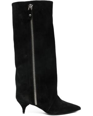 Alchimia 60Mm Suede Boots - Black