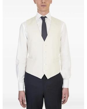 Lardini Gilet Met Knopen - Wit