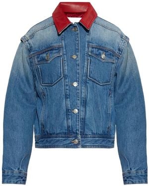 Isabel Marant Devyn Denim Jacket - Blue