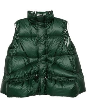 Sacai パデッドベスト - グリーン