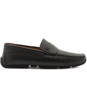 Bally Leather Loafers - Black