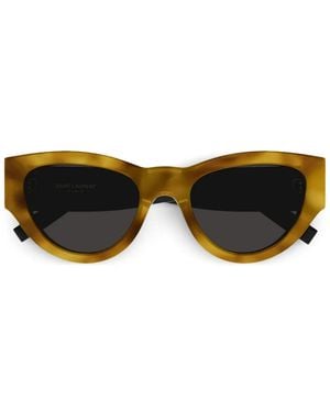 Saint Laurent Round-Frame Sunglasses - Black
