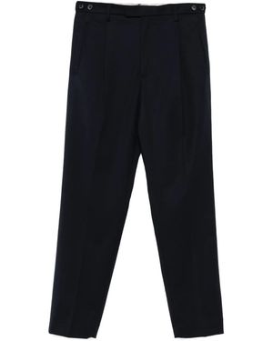 Barena Pleated-Front Tapered Trousers - Blue