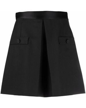 Sandro Button-Detail Shorts - Black