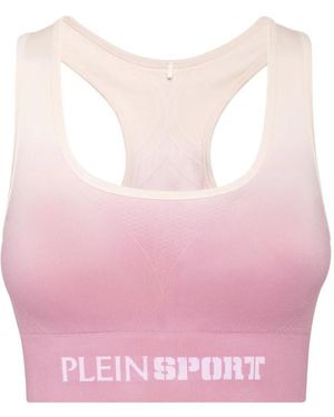 Philipp Plein シームレス スポーツブラ - ピンク