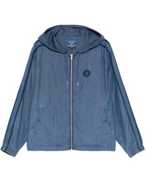 SPORT b. by agnès b. Veste En Chambray À Capuche - Blue