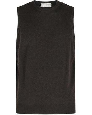 FILIPPO DE LAURENTIIS Sleeveless Vest - Black