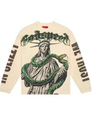 Godspeed Top 5 Slizzy Graphic-Print T-Shirt - Natural