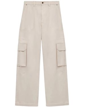 Loewe Cotton Cargo Trousers - White