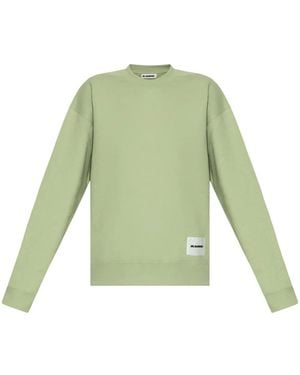 Jil Sander Cotton Sweatshirt - Green