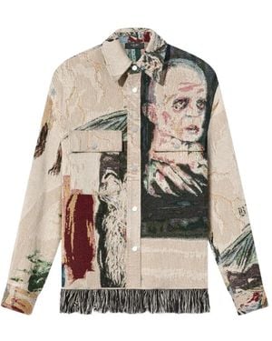 Amiri Tapestry Blood 38' Jacket - Natural