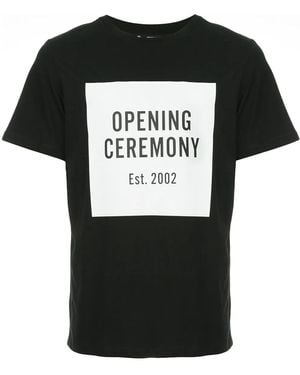 Opening Ceremony T-Shirt mit Logo-Print - Schwarz