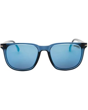 Carrera Rectangle-Frame Sunglasses - Blue