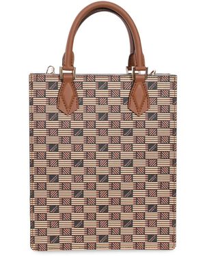 Moreau Monogram-Print Tote Bag - Brown