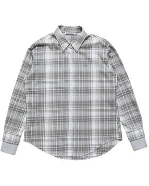 Acne Studios Layered Flannel Shirt - Grey