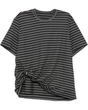 JNBY Striped T-Shirt - Black