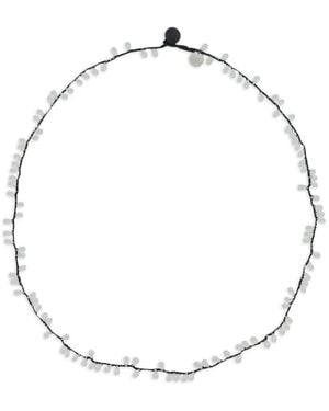 Maria Calderara Collar Con Efecto De Cuentas - Blanco