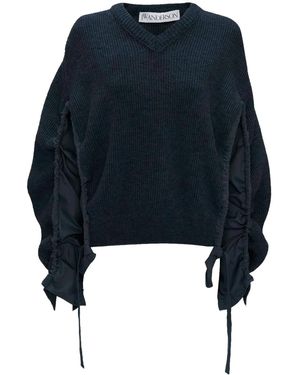 JW Anderson Maglione Con Ruches - Blu