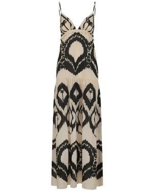 Johanna Ortiz Zea Palm Maxi Dress - White