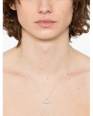 The Ouze T-Bar Necklace - Neutre