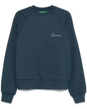 GARMENT WORKSHOP Double-Layer Crew-Neck Sweatshirt - Blue