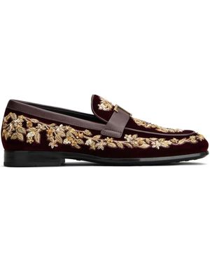Tod's Mocasines de terciopelo - Marrón