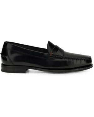 Santoni College A Novembre Loafer - Schwarz