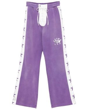 Secnd Slf Jogginghose Mit Sternprint - Lila