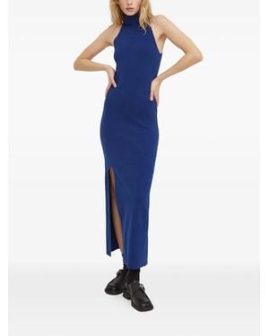 G-Star Ny Raw Side-Split Maxi Dress - Blue