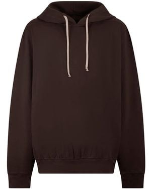 Rick Owens Drawstring Hoodie - Brown