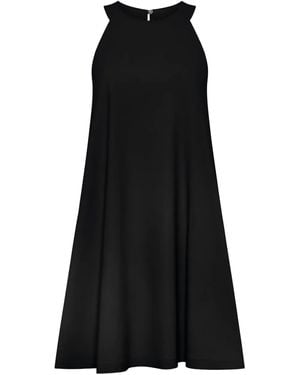 Rrd Robe Courte Évasée À Dos-Nu - Noir