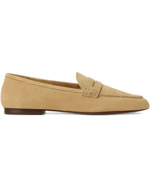 Ralph Lauren Leather Loafers - Natural