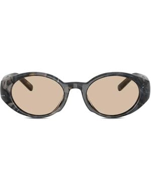 DIESEL Lunettes De Soleil À Monture Ovale - Grey
