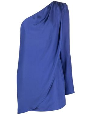 GAUGE81 Oria Seidenkleid - Blau