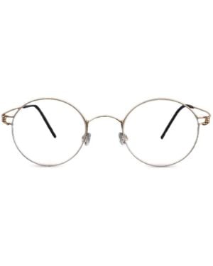 Lindberg Lunettes De Vue À Monture Ronde - Blanc