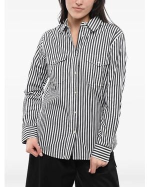 Woolrich Sahariana Striped Shirt - Gray