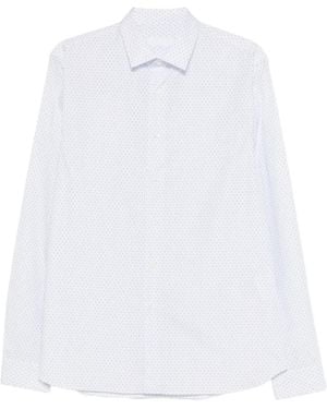 Prada Gemustertes Hemd - Weiß