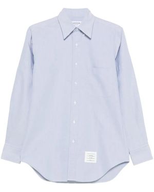 Thom Browne Chemise Boutonnée À Manches Longues - White