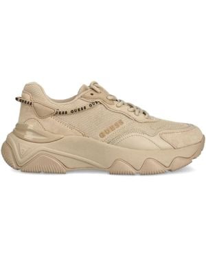 Guess Micola Trainers - Natural