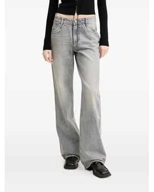 Miss Sixty Logo-Patch Jeans - Gray