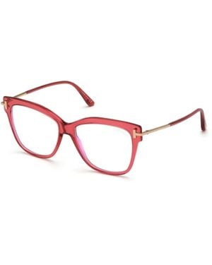Tom Ford Gafas Con Montura Cuadrada - Rojo