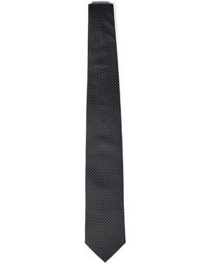 Franzese Collection Berlusconi Jacquard Silk Tie - ホワイト