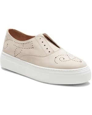 Fratelli Rossetti Perforated Slip-On Sneakers - White