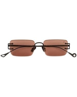 Eyepetizer Dillinger Rectangle-Shape Sunglasses - Brown