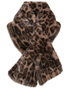 Betta Corradi Leopard-Print Scarf - Brown