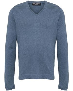 Dolce & Gabbana Katoenen Trui - Blauw